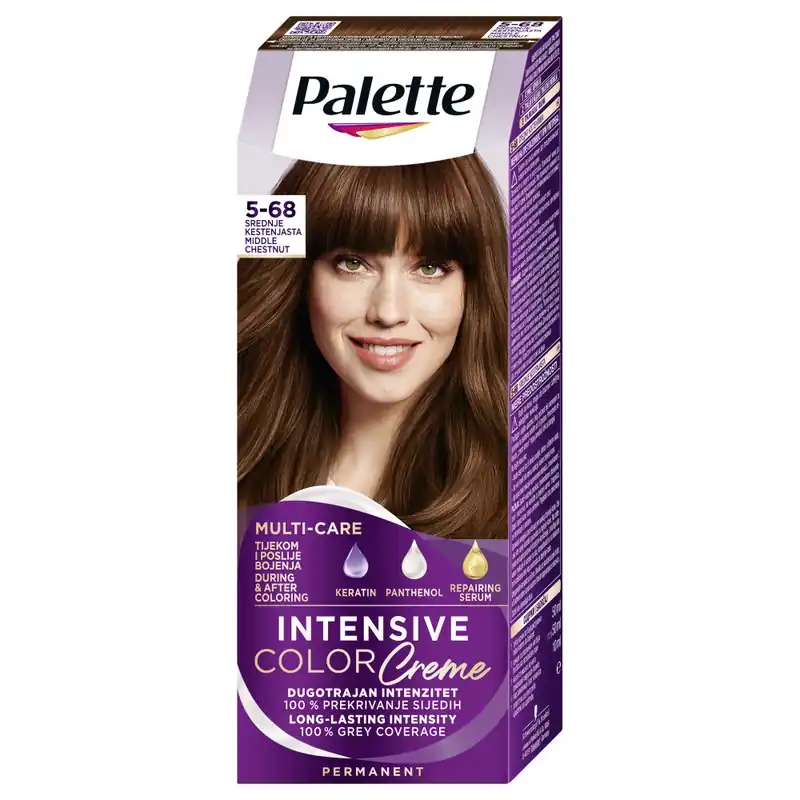 Utolsó esély Schwarzkopf Palette hajfesték - Intensive Color Creme - 5-68 Middle Chestnut