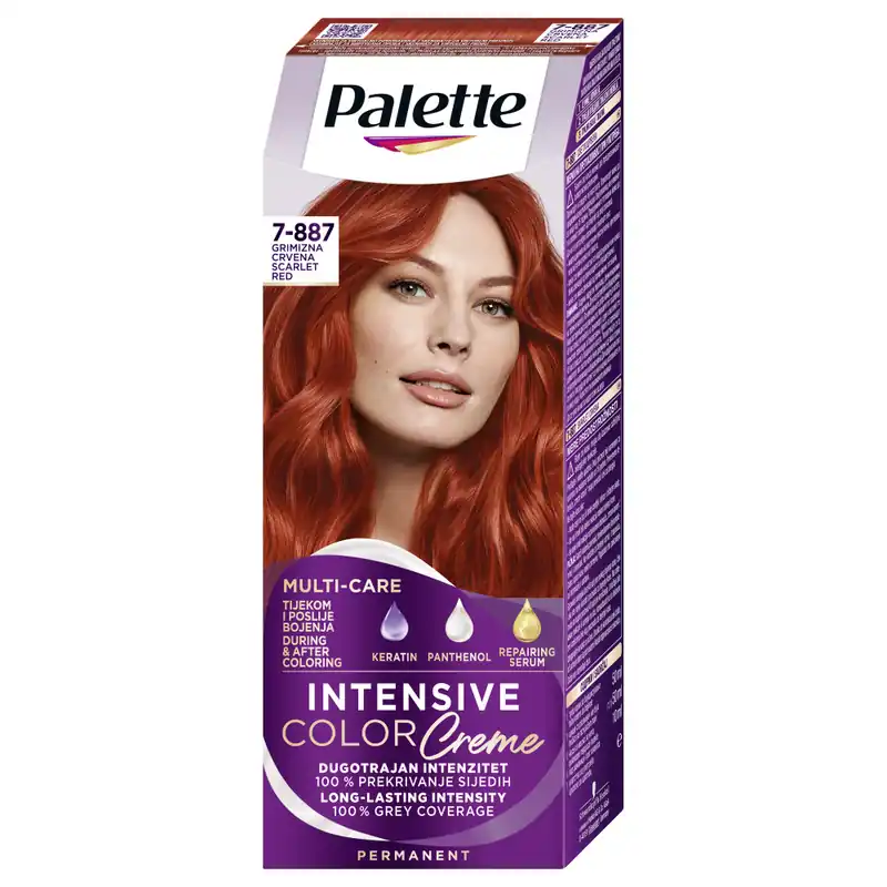 Schwarzkopf Palette hajfesték - Intensive Color Creme - 7-887 Scarlet Red Alacsony ár
