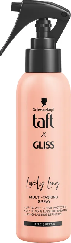 Schwarzkopf Taft hajszprey x Gliss Multi-Tasking Spray - Lovely Long Árcsökkenés