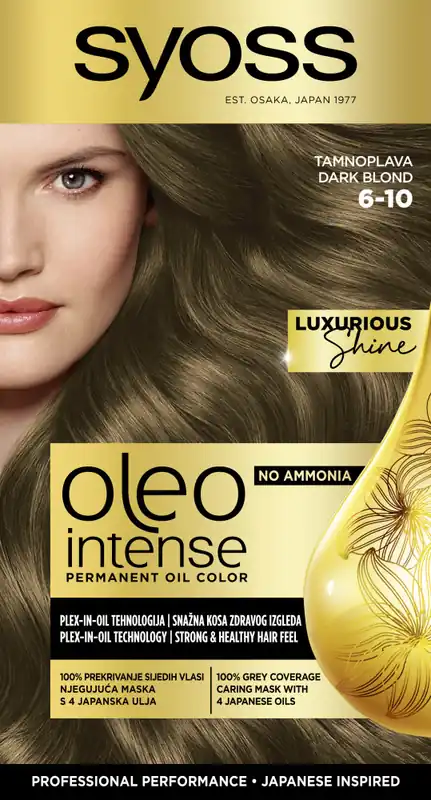 Bestseller Syoss-tartós olajfesték-Oleo Intense Permanent Oil Color - 6-10 Dark Blond