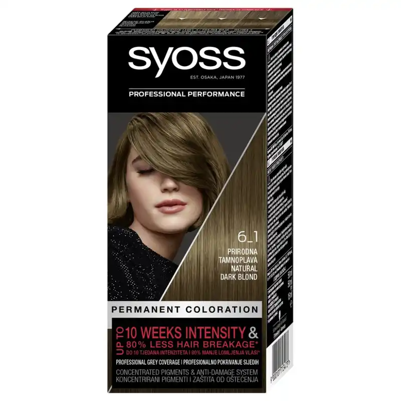 Rendeld meg most Syoss-állandó színezés- Permanent Coloration - 6_1 Dark Brown