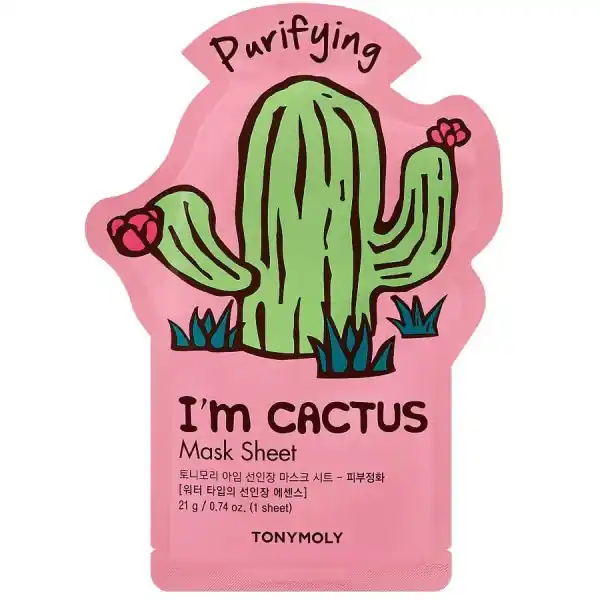 Árengedmény TONYMOLY I´m Cactus Mask Sheet fátyolmaszk kaktusz kivonattal