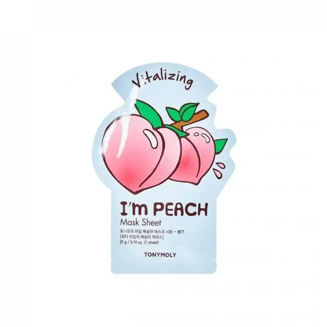 TONYMOLY I´m Peach Mask Sheet revitalizáló maszk Csak ma