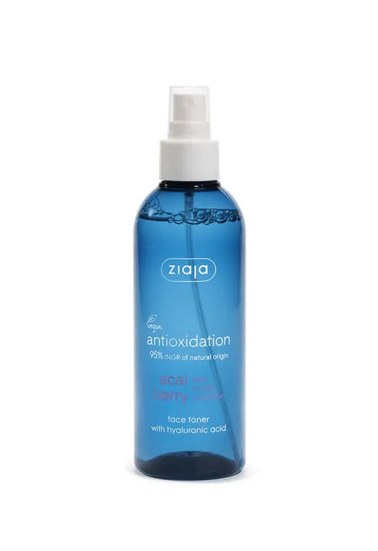 Szezonális akció Ziaja Acai Berry Face Toner With Hyaluronic Acid arctonik