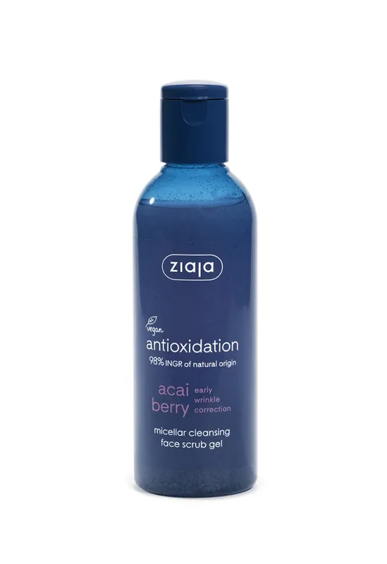 Végkiárusítás Ziaja Acai Berry Micellar Face Cleansing Scrub Gel micellás bőrradíros tisztító gél