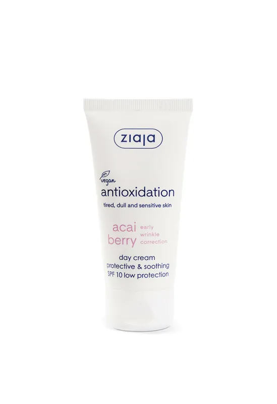 Alacsony ár Ziaja Acai Berry Protective & Soothing Day Cream SPF10 nappali krém