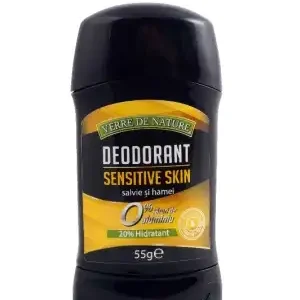 Deosticck zsályával, komlóval és mályvával Sensitive Skin 55 g, nagykereskedés, Verre de Nature Legjobb ár