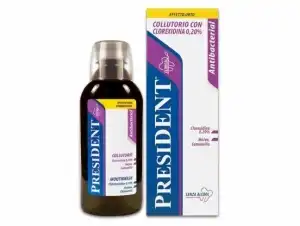 PRESIDENT ANTIBAKTERIÁLIS SZÁJÖBLÍTŐ KLOREXIDINVEL 250 ML,... Expressz szállítás