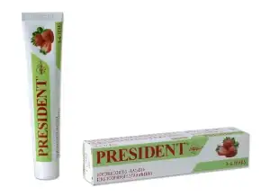 PRESIDENT FOGKRÉM GYEREKEKNEK 3-6 ÉVES EPER ÍZ 50ML,... Szuper akció