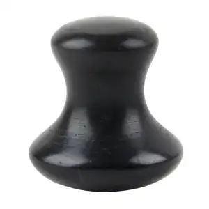 Tartozék gyógymasszázshoz GuaSha Serpentine Mushroom Black,... Újdonság
