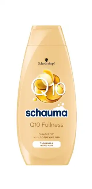 SCHAUMA Q10 FULLNESS sampon 400ml, nagyker Szuper ajánlat