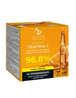 Nézd meg most ARMONÍA C-VITAMIN SZÉRUM AMPULLA (2ML-ES) 10 DB-OS CSOMAGOLÁSBAN