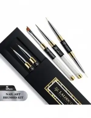Végkiárusítás Nail Art ecset készlet 5 db Laloo, nagykereskedés , Laloo Cosmetics