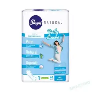 Nézd meg most Sleepy Natural napi higiéniai betétek, 1 csepp, 40 db,...