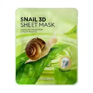 Missha csiga 3D lepedő maszk textil 3D csigaváladék lap... Olcsó