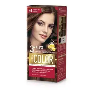 AROMA COLOR 3-PLEX Hajfesték 24 Aranybarna, vásároljon... Kiárusítás