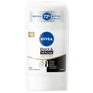 NIVEA DEO STIP 50ML NŐI FEKETE-FEHÉR DERMA, nagykereskedelem Korlátozott ajánlat