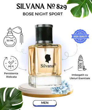 Eau de parfum férfi Silvana Bose Night Sport 829, 50ml... Szezonális akció