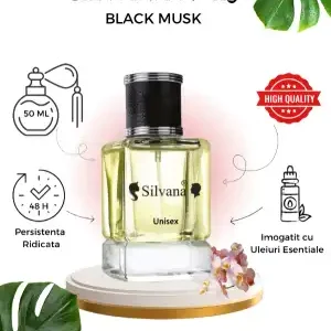 Eau de parfum unisex Silvana Black Musk 115, 50ml nagyker, Silvana Olcsó