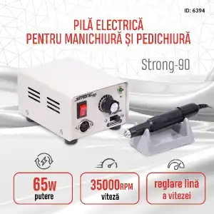 Legnépszerűbb Elektromos manikűrlap, Strong-90, 65W, 35000 rpm 6394, nagykereskedés