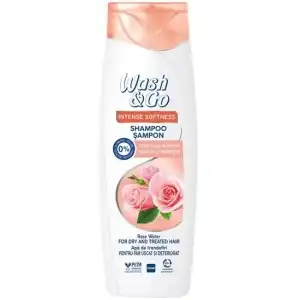 Wash&Go sampon rózsavízzel száraz hajra, 360 ml,... Kedvezmény