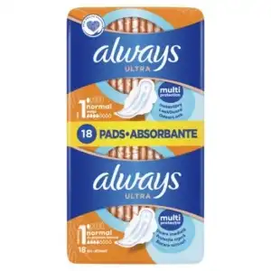 Always Duo Pack Ultra PLus nedvszívók, 18 darab, 1-es... Nézd meg most