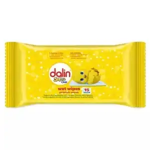 Vedd meg online Soft&Clean nedves törlőkendők, 15 darab, Dalin,...