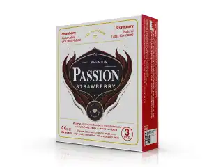 PASSION Strawberry Engross óvszerek, természetes latexből,... Csak ma