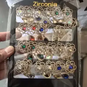 Biztonságos fizetés Zirconia Kristályos Hajcsat Készlet, nagykereskedelem