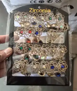 Biztonságos fizetés Zirconia Kristályos Hajcsat Készlet, nagykereskedelem
