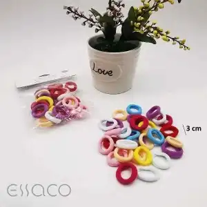 30 db kis színes hajgumi, nagyker Akció