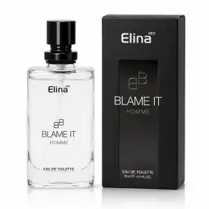 Férfi Eau de Toilette, Férfi parfüm Blame It Homme, EDT, 15 ml, Elina MED®, nagykereskedelem Prémium