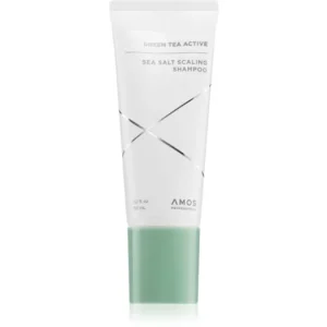 AMOS PROFESSIONALGreen Tea Active Sea Salt Scaling Shampoo hajhullás elleni sampon tengeri sóval Expressz szállítás