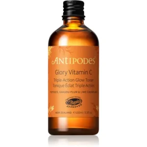 AntipodesGlory Vitamin C Triple-Action Glow Toner élénkítő tonik egységesíti a bőrszín tónusait Olcsóbb
