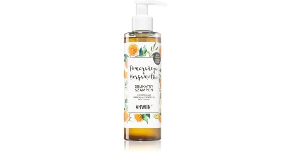 AnwenOrange & Bergamot sampon normál és zsíros hajra Szuper akció