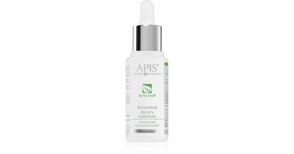 Apis Natural CosmeticsAcne-Stop Professional koncentrátum az aknéra hajlamos zsíros bőrre Különleges ajánlat