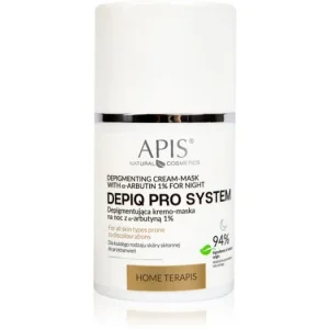Árcsökkenés Apis Natural CosmeticsHome TerApis megújító éjszakai krémes arcmaszk a hiperpigmentációs bőrre