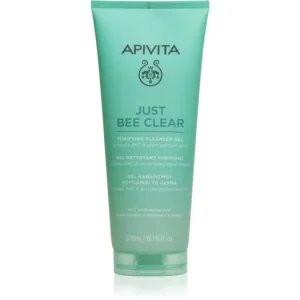 ApivitaJust Bee Clear Purifying Cleanser Gel tisztító gél az arcbőrre pattanások ellen Kihagyhatatlan ajánlat
