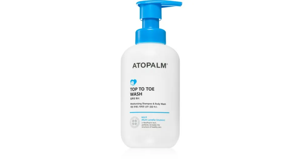 ATOPALMMLE Cleansing tisztító test és haj gél az érzékeny bőrre Árcsökkenés