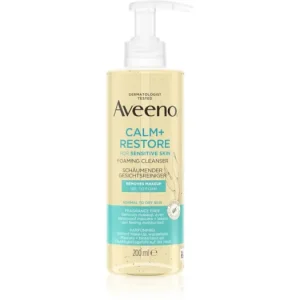 AveenoCalm + Restore tisztító hab az arcra Biztonságos fizetés