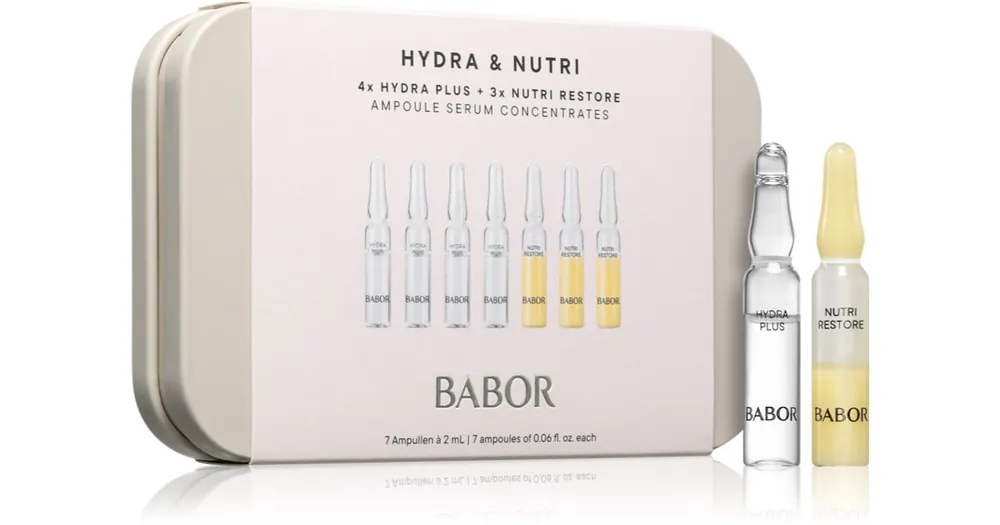 Kiárusítás BABORAmpoule Concentrates Hydra & Nutri szett a táplálásért és hidratálásért