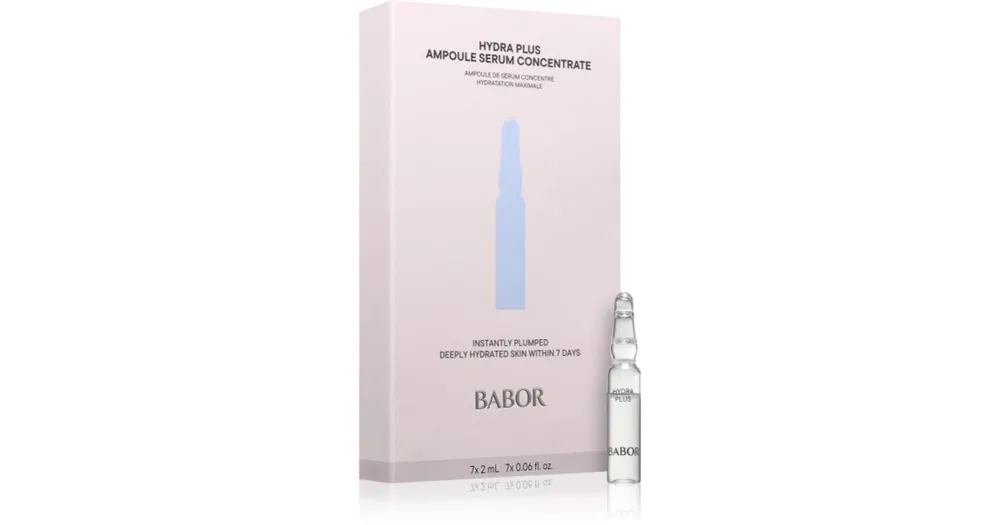 Bestseller BABORAmpoule Concentrates Hydra Plus koncentrált szérum a bőr intenzív hidratálásához