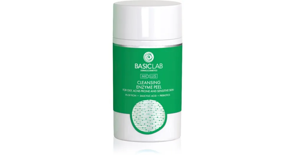 BasicLabDermocosmetics Micellis enzimatikus peeling zsíros és problémás bőrre Alacsony ár
