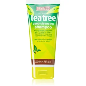 Beauty FormulasTea Tree mélyen tisztító sampon Azonnali szállítás
