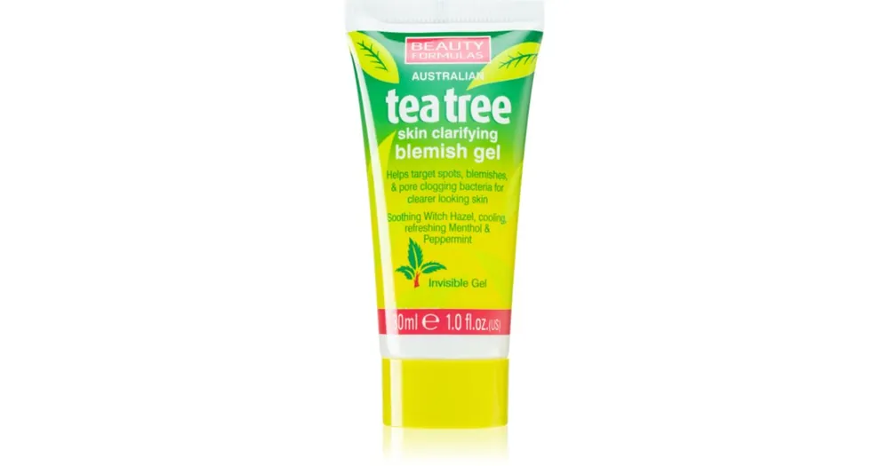Szuper ajánlat Beauty FormulasTea Tree nyugtató tisztító gél a bőr tökéletlenségei ellen