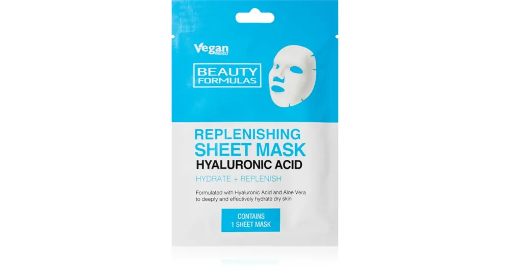Beauty FormulasHyaluronic Acid tápláló gézmaszk Legjobb ár