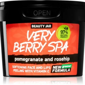 Beauty JarVery Berry Spa bőrpuhító cukros peeling az arcra Olcsóbb