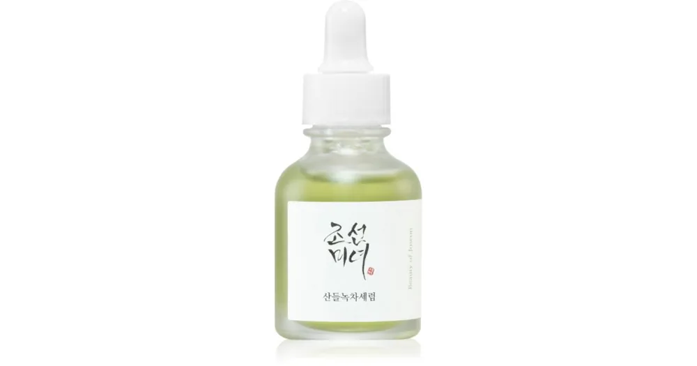 Bestseller Beauty of JoseonCalming Serum Green Tea + Panthenol szérum az érzékeny bőr megnyugtatásához és erősítéséhez