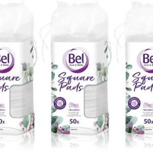 Gyors kiszállítás BelFace & Body Square Pads sminklemosó vattakorong takarékos kiszerelés