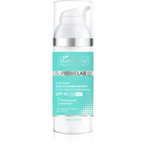 Bielenda ProfessionalSupremelab Skin Tone nappali krém a pigmentfoltok ellen SPF 50 Újdonság
